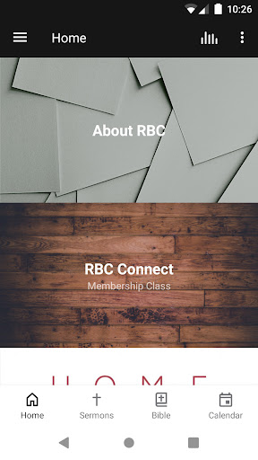 Android application Redeemer Bible screenshort
