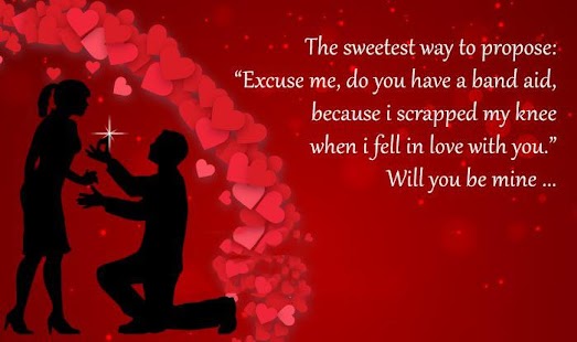 Romantic love messages images Screenshot