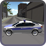 Police Car Drifting 3D icon