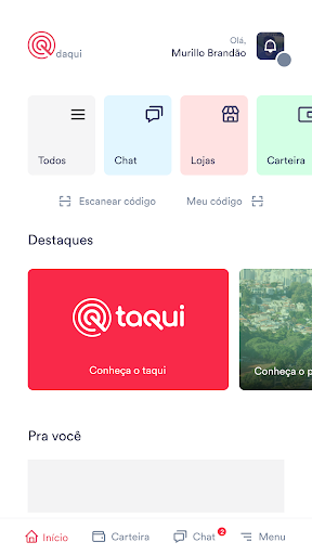 Android application Taqui screenshort