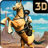 Horse riding simulator-horse racing derby game icon