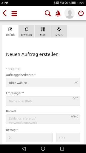 Schelhammer Banking Screen 2