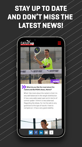PUMAs Employee App CATch Up Screen 2