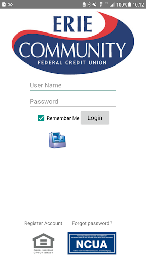 Android application Erie Community FCU Mobile Bank screenshort