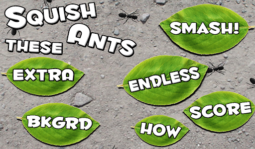 Android application Squish these Ants screenshort