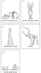 Cách vẽ công chúa Elsa