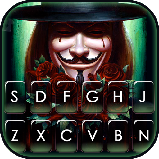 Anonymous Man Smile Keyboard T