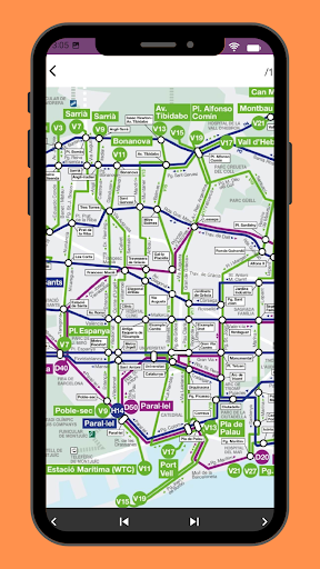 Android application Barcelona Metro Map 2024 screenshort