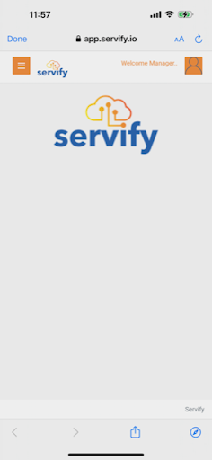 Android application Servify App screenshort
