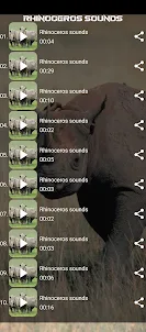 Rhinoceros sounds