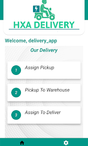 HXA Delivery App