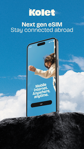 Android application Kolet : Travel e-SIM screenshort