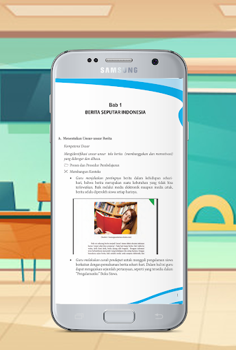 Android application Buku Bahasa Indonesia SMP 8 screenshort