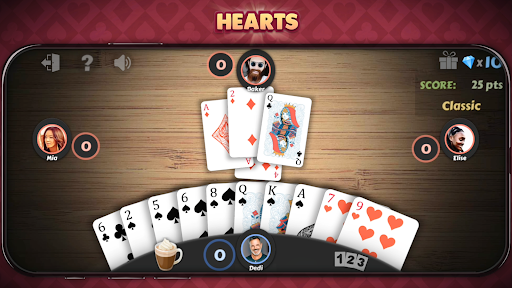 Hearts - Offline screenshot 4