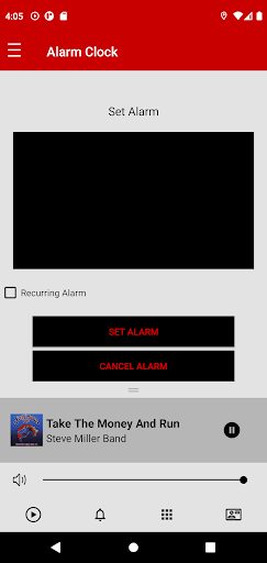 Android application 100.1 The Quake screenshort