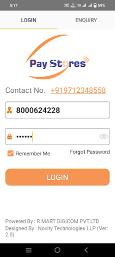 PayStores Screen 2