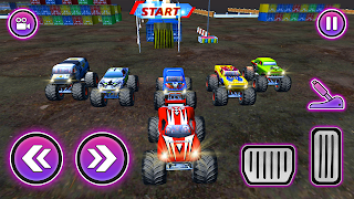 Monster Truck Parking Games 3D - Screenshot 1