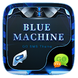 FREE-GO SMS BLUE MACHINE THEME icon