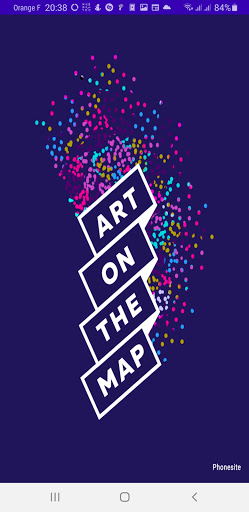Android application artonthemap screenshort