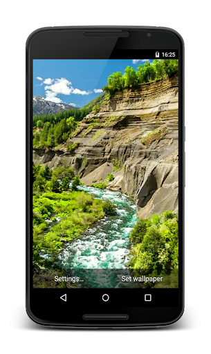 Android application River Video Live Wallpaper screenshort