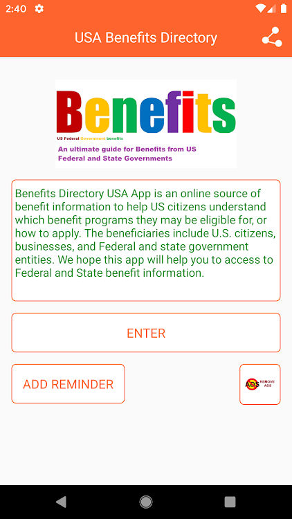 State & Federal Benefits Guide - 2.0 - (Android)