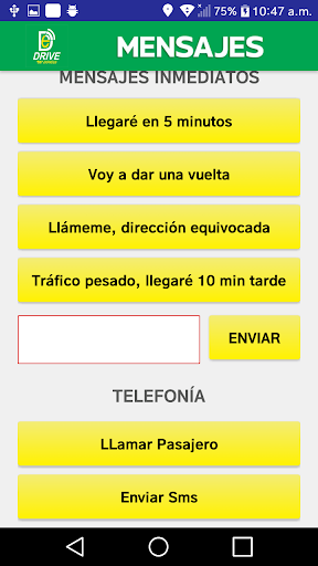 Drive Express Conductor Screen 2