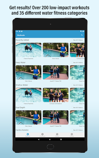 Screenshot of PoolFit