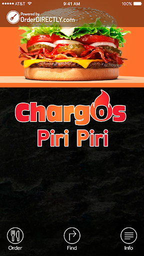 Android application Chargos Piri Piri, Aylesbury screenshort