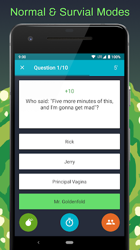 Fan Quiz for Rick and Morty Screen 3