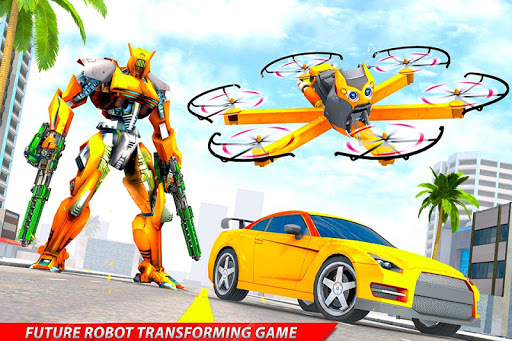 Drone Robot Car Transforming Gameu2013 Car Robot Games 1.0 screenshots 22