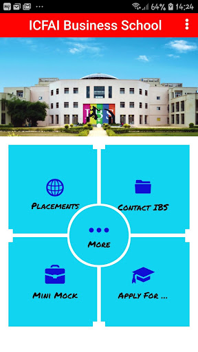 Android application ICFAI Business School screenshort