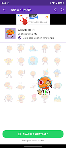 animal stickers Screen 3