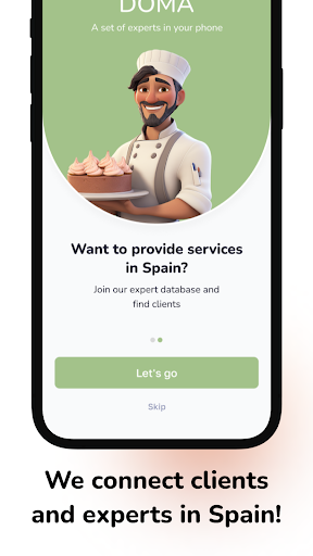 DOMA: Services in Spain Screen 2