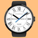 Cover Image of Скачать Roman Analog Watch Face-7 for Wear OS by Google 2.0 APK