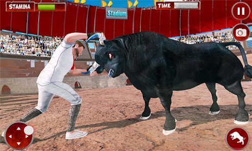 Angry Bull: City Attack Sim  screenshots 1