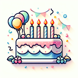 Icon image Birthday Cake & Wishing Card