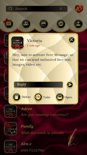 FREE GO SMS GRACE THEME2