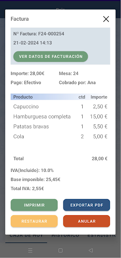 TPV PDA Waiter Copilot