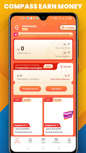 Compass Earn Money Panduan