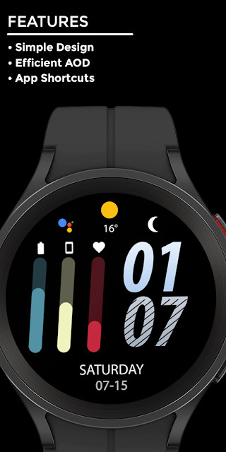 Night cut - watch face screenshot 2