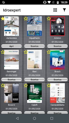 Android application IDROEXPERT screenshort