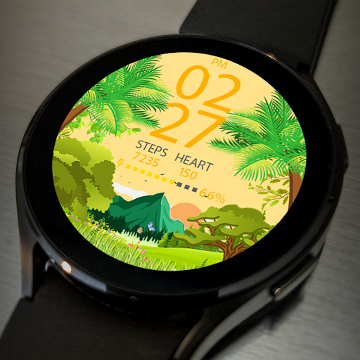Key053 Nature Watch Face Screen 3