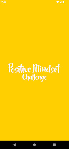 Android application Positive Mindset Challenge screenshort
