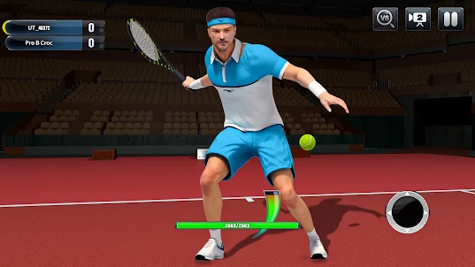 Permainan bulutangkis tenis 3D