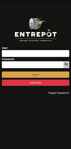 Android application Entrepot screenshort
