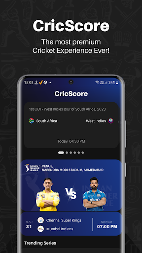 CricScore - Live Cricket Score 1