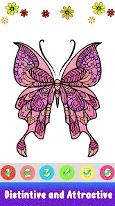 Imágen 8 Butterfly Paint by Number Book android