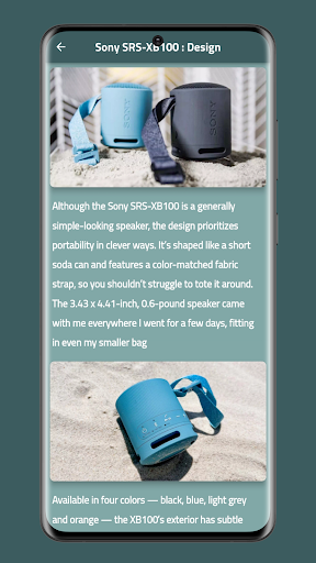 Sony SRS-XB100 Guide Screen 2
