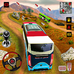 Gambar ikon Game mengemudi bus pelatih