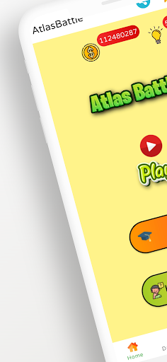 Android application Atlas Battle Game screenshort
